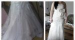 Svadobné šaty s mašličkou